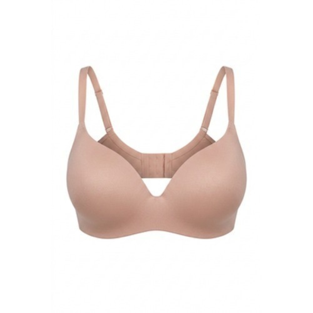 Tommy John Bra Womens 38DD Beige Second Skin T-Shirt Lightly Lined Underwire